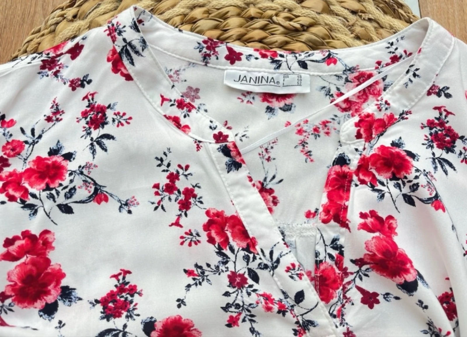 🌺 𝒎𝒛 |Blusa Janina com estampa floral – tamanho 48 (cai como 46) – photo 4